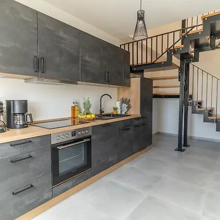 Penthouse 6 Personen, Wlan, Waschmaschine Апартаменты