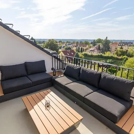 Penthouse 6 Personen, Wlan, Waschmaschine Apartmán